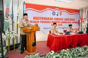 Usai Punya Pimpinan Defenitif, Pramuka Kwarcab Kota Kupang Siap Sukseskan Jambore Daerah 2026