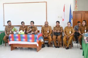 Bupati Kupang Pantau Tes Kemampuan Akademik Dan Hasil Revitalisasi Sekolah Di Kupang Tengah