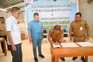 Merk Garam Kupang Emas Asli Produksi Kabupaten Kupang