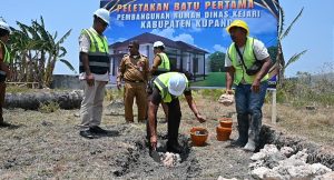 Pembangunan Gedung Serbaguna Dan Perumahan Kejari Kabupaten Kupang Mulai Dikerjakan